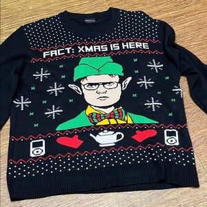 Black Christmas Sweater Dwight The Office